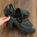 Top Moda  black platform chunky sandals Photo 0