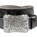 🆕 NWOT Belts.com Western Belt with Floral Engraved Buckle Photo 0