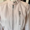 Levi's NWT  Faux Leather Motocross Racer Jacket in Peach Blush Photo 3