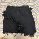 Signature 8 Black Mini Jean Skirt Photo 1