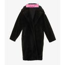 Alo Yoga Alo Oversized Sherpa Trench Fuzzy Teddy Shearling Long Duster Faux Fur Coat M Photo 12