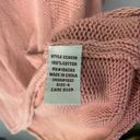 Vintage Havana  Pink Knit Oversized Star Sweater Size Small Photo 9