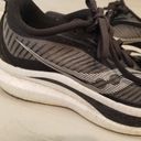 Saucony {9}  Women's Endorphin Speed 2 Run Sneaker Shoes Black and Gray Photo 4