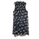 Joie | Thelen Chiffon Baltic Print Blue Dress Size XL Photo 2