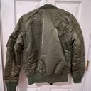 Alpha Industries MA-1 BOMBER JACKET W in Sage Photo 2