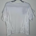 Abound White Rose Embroidered Blouse Size Medium NWT Photo 4