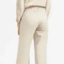 Everlane Pants Lightweight Wide Leg Crop Stretch Cotton Chino Sand Khaki 0 Photo 1