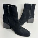 Blondo  Boots Size 9.5 Black Suede Waterproof Sadie Ankle Booties Block Heel NEW Photo 3