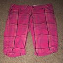 Pepe Jeans  Y2K Hot Pink Plaid Bermuda Shorts Photo 0