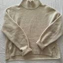 Abercrombie & Fitch Turtleneck Beige Sweater Photo 2