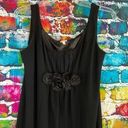 J.Crew  Sleeveless Black Floral Accent Wool Dress Size Small Style 10340 Photo 5