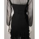 Oscar de la Renta VINTAGE  SILK AND CHIFFON DRESS Photo 1