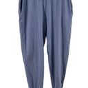 Knix Good To Go Jogger Pants High Rise Pockets Tapered Leg Blue Modal Medium Photo 1