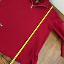 Ralph Lauren  Lauren Jeans Co Red Zip Pullover Sweatshirt Cotton Pocket Medium Photo 8