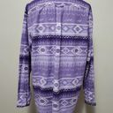 Cabela's  purple aztec chamois button down size large Photo 3