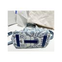 Rothy's Rothy’s The Handbag Jardin Blue Floral Print Texture Crossbody Shoulder Bag Tote Photo 6