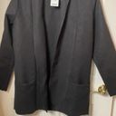 Boohoo  collared light wool look coat black 8 NWT Photo 5