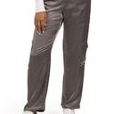 Young Fabulous and Broke  Finley Satin Cargo Pants Grey S NWT Photo 0