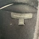 Banana Republic  Black Grey Padded Puffer Classic Zipper Front Vest size Large Photo 3