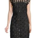 Milly  Leila Herringbone Sequin Lace Dress Mini Cocktail Size 2 Women's NWT Photo 0