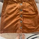 CAbi Fall Corduroy University Skirt Size 4 - Color: Toffee Photo 1