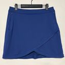 Peter Millar  Blue Laura Wrap Golf Skort Size Medium Photo 3