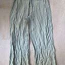 Madewell  Women's Medium The Carley Wide-Leg Pant in Softdrape Sage Mist Green Photo 6