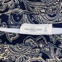 Abercrombie & Fitch Blue & Tan Paisley Flare Mini Skirt Size Medium Photo 3