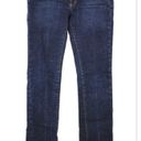 Bebe 𝅺 petite denim bling pocket straight leg jean size 28P Photo 0