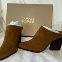 Donald Pliner Vama Heeled Mule Color Saddle Size 7 NIB Photo 4