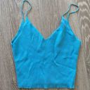 LA Hearts Aqua Blue Sweater Tank Top Photo 0