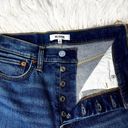 RE/DONE NWT Revolve x  High Rise Button Front Ankle Crop Jeans Photo 1