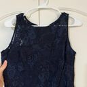 Karl Lagerfeld  Navy Blue Laced Dress Size 4 Photo 1