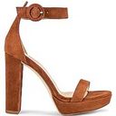 L'AGENCE L’AGENCE Cecile Platform Sandal Tan Suede size 38/US 8 Photo 0