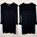 Philosophy NWT Nordstrom  Black long sleeve ruffle dress shift dress Size Small Photo 1