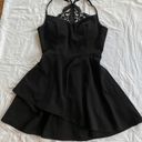 Trixxi Black Lace Zip Up Dress Photo 0