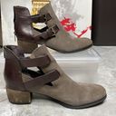 Isola  "Darnell" Suede Buckle Cutout Ankle Booties - Size 10 Photo 3