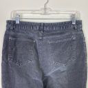 St. John’s Bay  Grey Corduroy High Rise Straight Leg Pants Size 10 Photo 3