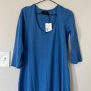 HATCH Maternity The Cotton Cobalt Blue Maxi Dress Size OS Size M Photo 3