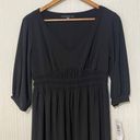 Tiana B  Dress Knee Length Elastic Waist V-Neck 3/4 Sleeve NWT Small Photo 2