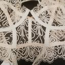 For Love & Lemons 💕💕 White Swirl Lace Bustier ~ Off White Large L NWT Photo 4