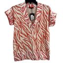 n:philanthropy  Tropical Abstract Coral Short Sleeve Photo 0