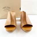 Kork-Ease  Harlin Platform Leather Slide Heel Sandals Brown 7 Photo 9