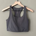 Girlfriend Collective  Paloma Grey Racerback Bra - S Photo 0