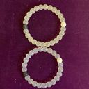 Lokai Two  Bracelets Brand New Never Worn Small Wrists White and Black Bead Photo 0