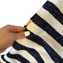 Crown & Ivy  petites navy and cream striped dress Photo 5