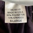 Kathie Lee Collection  Plum Purple Velvet Pants Pull-On Velour XL Retro Vintage Photo 8