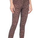 White House | Black Market  Brown Zebra Mid Rise Skinny Crop Jeans WHBM ~ Women's 4 Photo 0