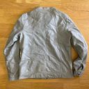 Peter Millar  Soft Leather Bomber Minimalist Preppy Moto Jacket M Photo 3