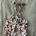 Abercrombie & Fitch Floral Halter Top One Piece Swim Suit Photo 2